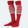 Joma Premier II Soccer Socks (4 pack) - Red / White