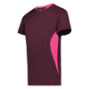 Augusta Madrid Jersey - Maroon / Power Pink