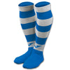 Joma Zebra II Soccer Socks (4 pack) - Royal / White