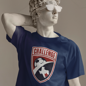 Men's Navy Challenge "Shield" Tee