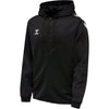Hummel Core XK Full Zip Hoodie - Black / White