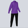 Hummel Ladies Core XK Full Zip Tracksuit - Purple / Black