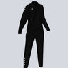 Hummel Ladies Core XK Full Zip Tracksuit - Black / Black