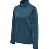 Hummel Ladies Core XK Half Zip Jacket - Blue Coral / Blue Danube