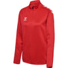 Hummel Ladies Core XK Half Zip Jacket - Red / White