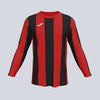 Joma Inter Long Sleeve Jersey - Black / Red