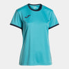 Joma Women's Combi Premium Jersey - Fluorescent Turquoise / Navy