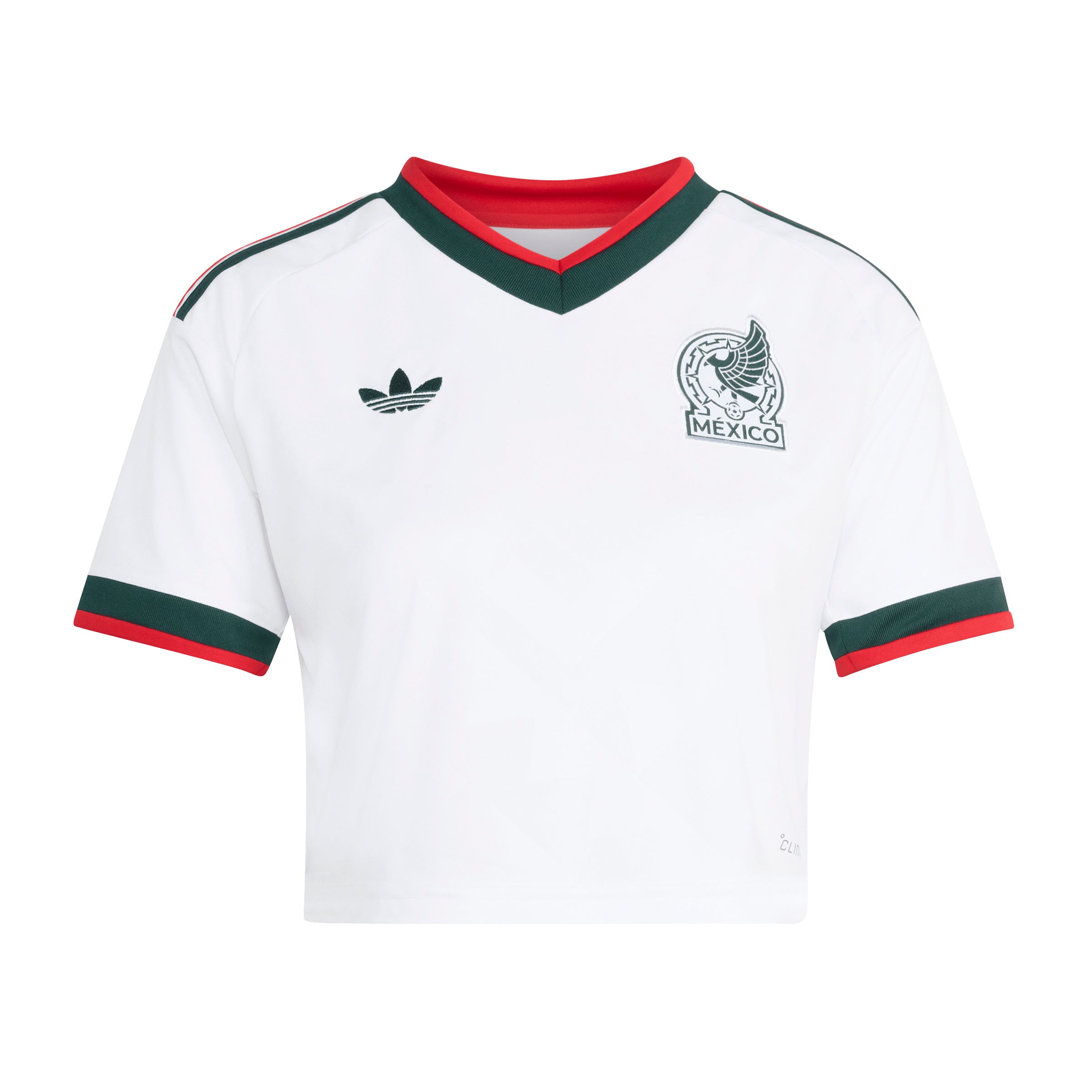 Adidas Mexico Women's Crop Jersey 2026 | The Soccer Factory