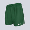 Nike Women's Dri-Fit WOVEN LASER V Short - Dark Green / White