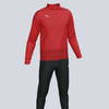 Puma Quarter Zip Team Goal Training Suit - Red / Black