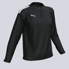 Puma Women's Quarter Zip Team Liga 25 Training Jacket - Black