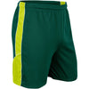 Champro Header Short - Dark Green / Neon Yellow