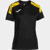 Joma Women's Championship VIII Jersey - BLACK/ YELLOW