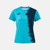 Joma Ladies Picasho City Jersey - TURQUOISE FLUOR/ DARK NAVY