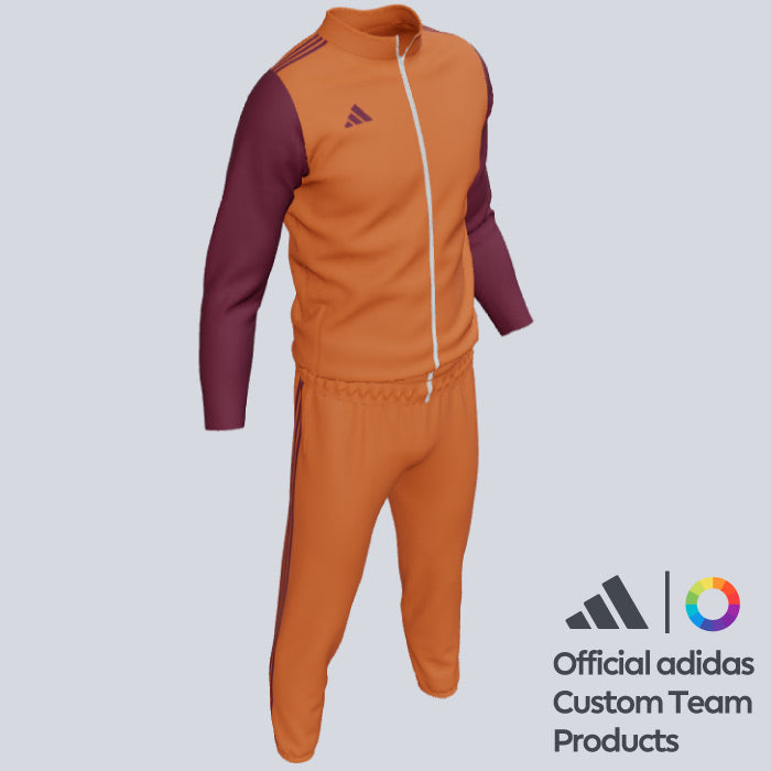 Adidas orange suit on sale