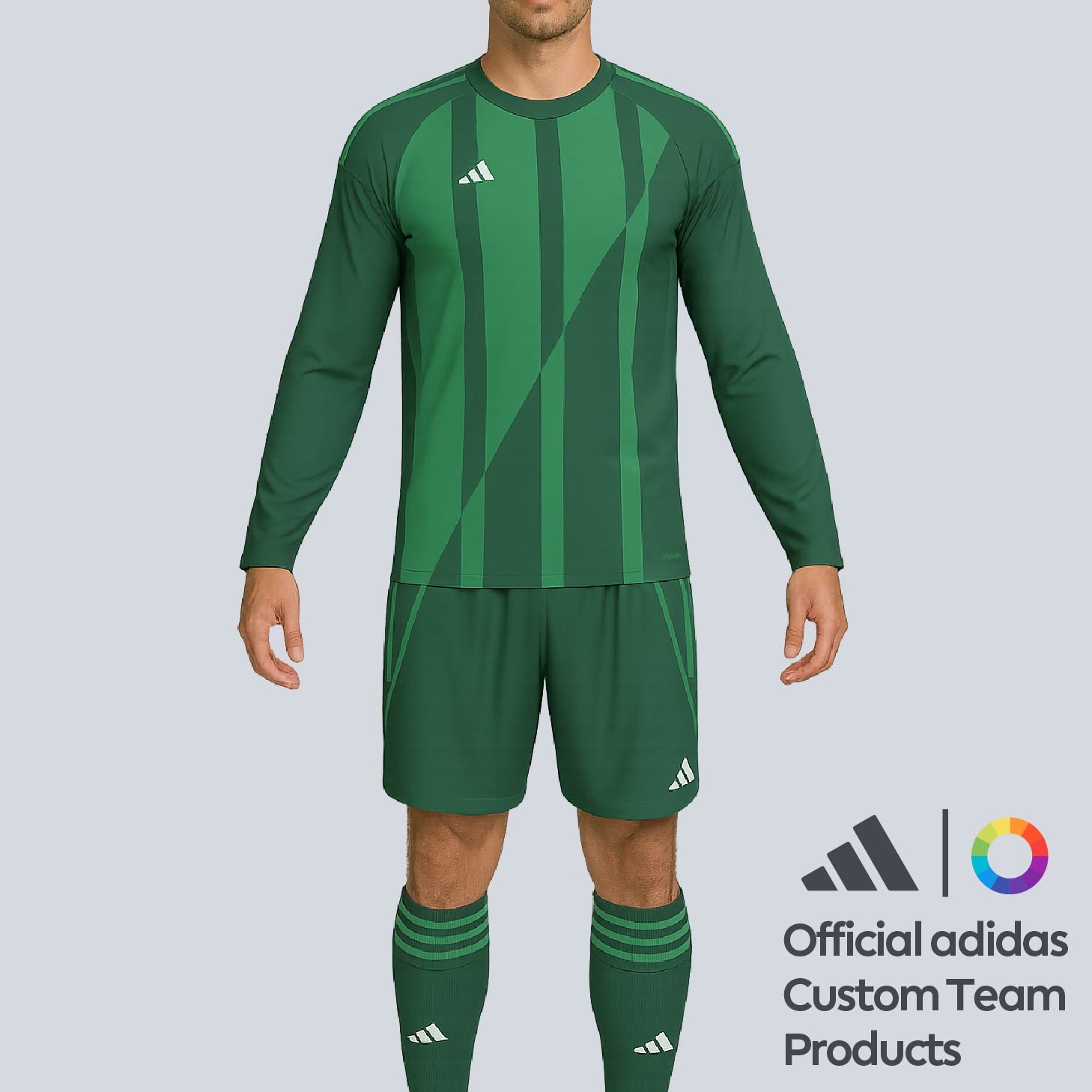 【美品】SULLO/スージョ CIYT UNIFORM NVY Ｌ adidas CUSTOM LS Tiro 25 