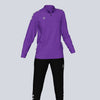 Hummel Ladies Core XK Half Zip Tracksuit - Purple / Black