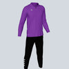 Hummel Core XK Half Zip Tracksuit - Purple / Black