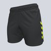 Hummel Women's Core Short - Black / Yellow