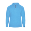 Badger Tonal Blend 1/4 Zip Jacket - Columbia Blue