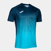 Joma Tiger IV Jersey - Fluorescent Turquoise / Navy