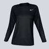 Nike Ladies Dri-Fit Legend LS Tee - Black