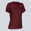 Nike Ladies Dri-Fit Legend SS Tee - Dark Cinder