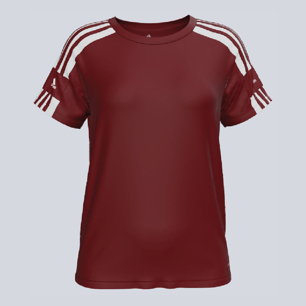 NEW ADIDAS WOMEN retailer MAROON CREWNECK JERSEY