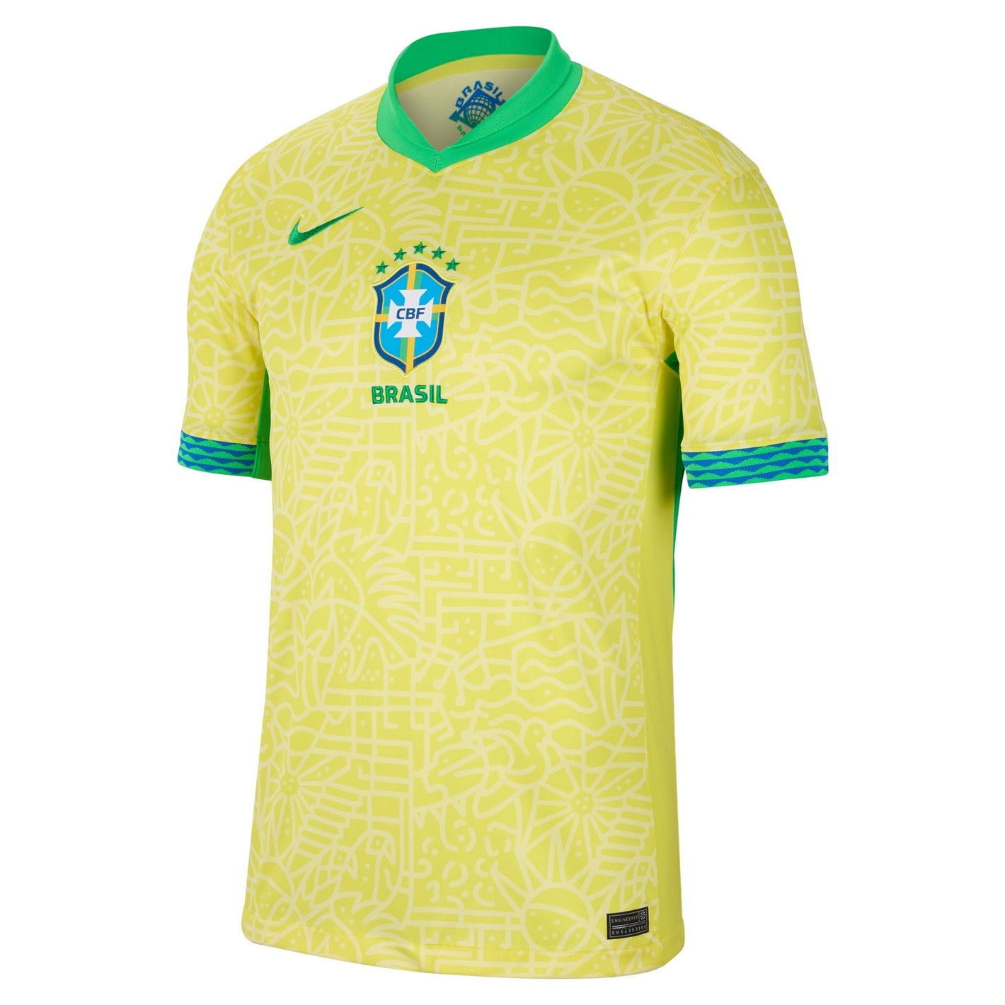 Brazil 2024 Youth Home Jersey