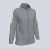 Augusta Women's Crosstown Jacket - Grey / White