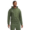 NIKE F.C DRI-FIT MEN'S PULLOVER HOODIE-CARBON GREEN/REFLECTIVE - Green