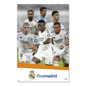 Real Madrid CF Players Collage Poster