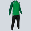 Hummel Unisex Lead 2 Full Zip Tracksuit - Green / Dark Green