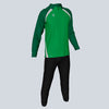 Hummel Unisex Lead 2 Half Zip Tracksuit - Green / Dark Green