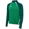 Hummel Lead 2 Half Zip Jacket - Green / Dark Green