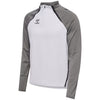 Hummel Lead 2 Half Zip Jacket - White / Grey