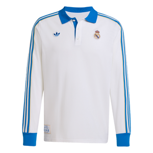 Adidas Real Madrid Icon Long Sleeve Polo