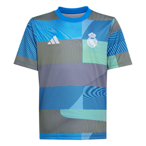 Adidas Real Madrid Youth Pre Game Shirt 25/26