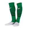 Joma Premier II Footless Soccer Socks (4 pack) - Green / Black