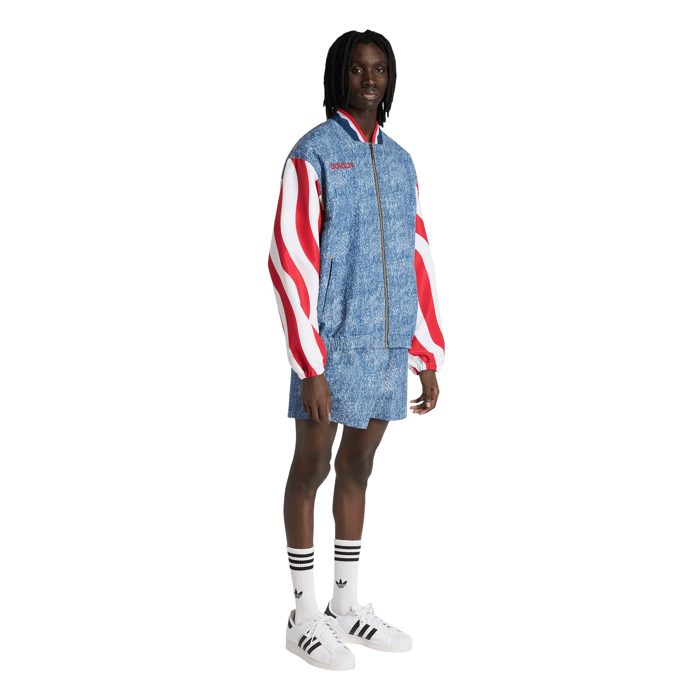 Adidas USA 94 Denim Graphic Track Top