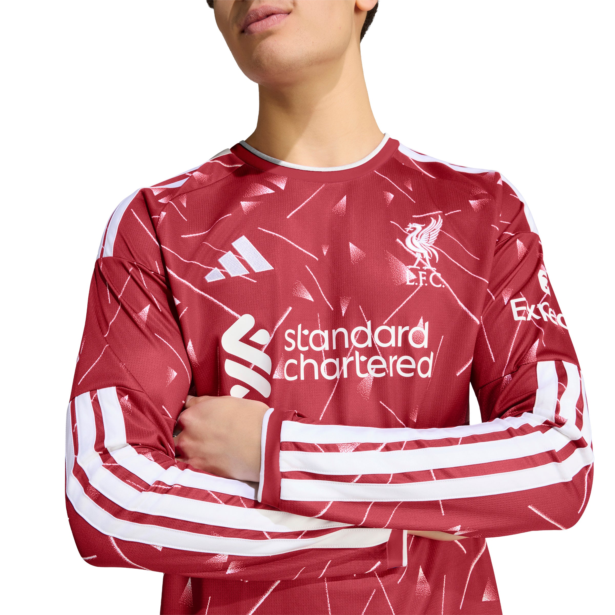 Adidas Liverpool Home Long Sleeve Jersey 26/27