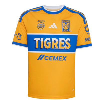 Adidas Tigres UANL Youth Home Jersey 26/27