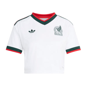 Adidas Mexico Away Crop Jersey Womens 2026