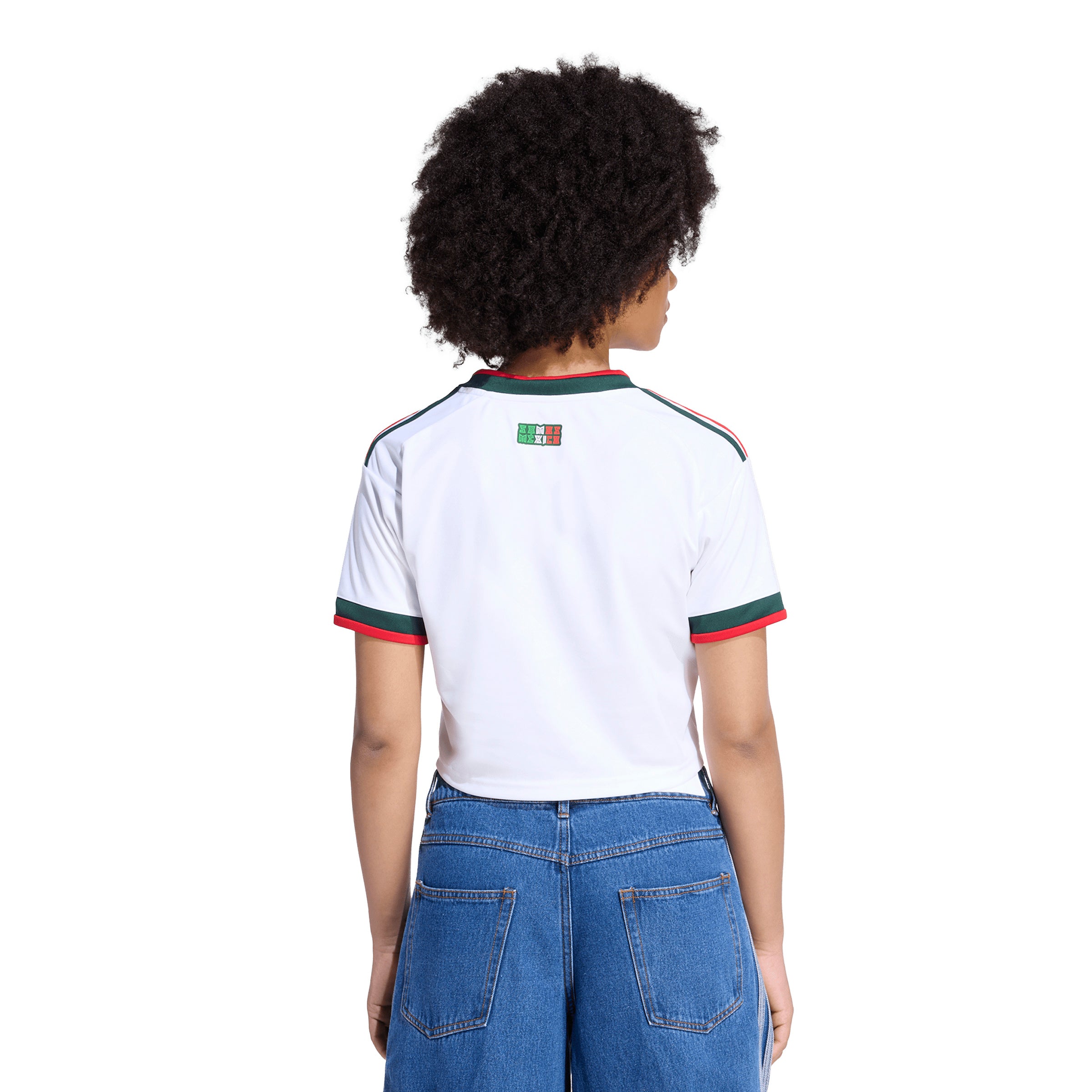 Adidas Mexico Women's Crop Jersey 2026 | The Soccer Factory