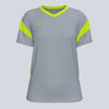 Womens Nike DRY US SS Park Derby III Jersey - Silver / Volt