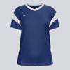 Womens Nike DRY US SS Park Derby III Jersey - Navy / White
