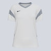 Womens Nike DRY US SS Park Derby III Jersey - White / Silver
