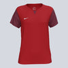 Nike Women's Dri-Fit Trophy V Jersey - Red / Maroon