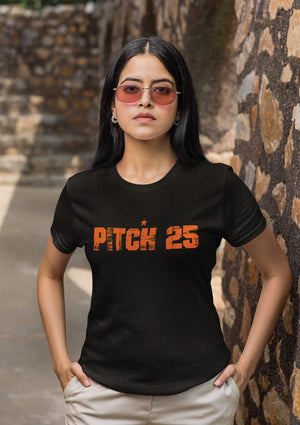 Pitch 25 Black Ladies T-Shirt
