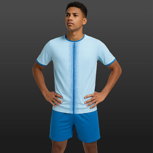 Quick-Turn Pixel Custom Soccer Uniform w/Socks